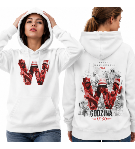 Damska bluza z kapturem GODZINA W